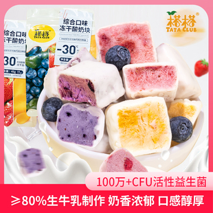 榙榙综合口味冻干酸奶果粒块45g益生菌水果干办公室网红休闲零食