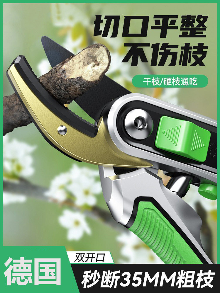 德国进口花剪园艺剪刀果树修剪树枝专用剪刀修枝剪园林剪枝子工具图片
