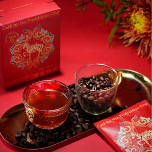 故宫角楼咖啡马到吉祥挂耳咖啡精品香浓咖啡豆咖啡粉马年新年礼物