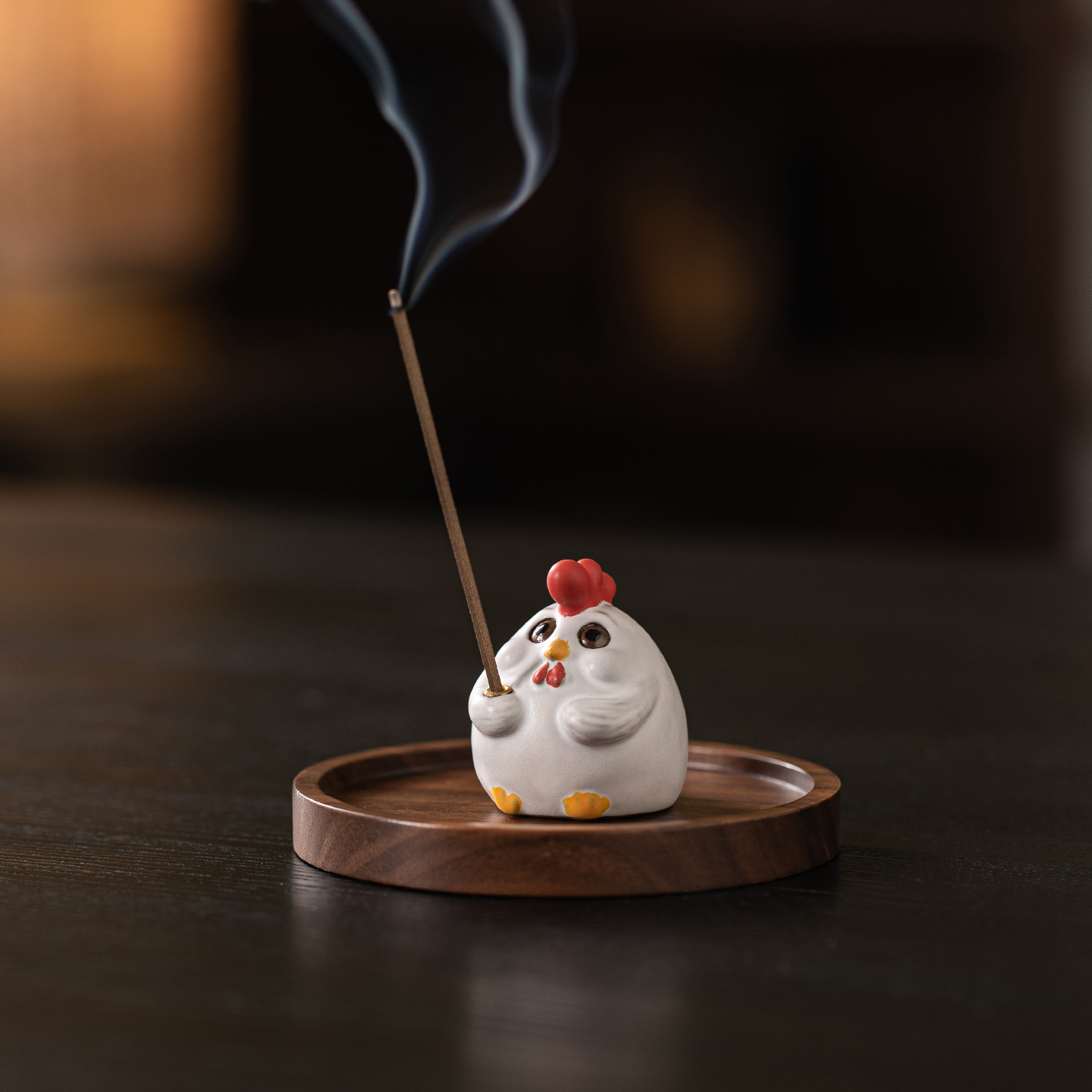 【把握机会】趣味陶瓷小鸡线香插