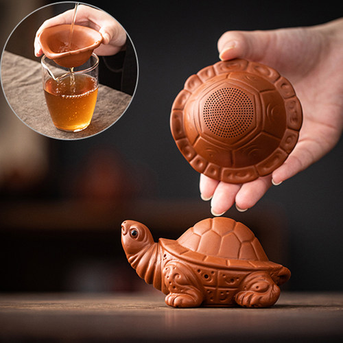 聚顺缘紫砂乌龟茶漏茶叶茶滤器