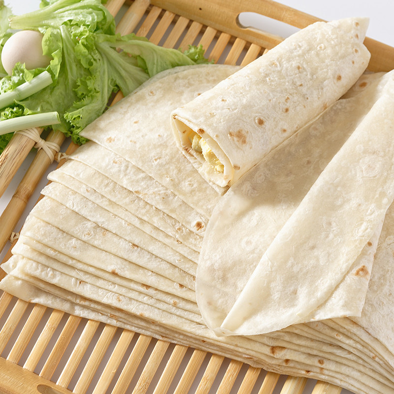 山东手工单饼筋饼烙饼卤肉卷饼皮图片