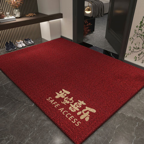 加厚地垫入户门外大门口进门脚垫免洗丝圈户外防滑可裁剪定制logo