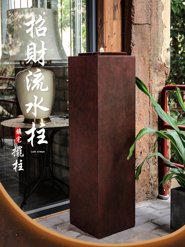 欧式流水喷泉招财装饰、办公客厅、入口阳台装饰、室外庭院落地景