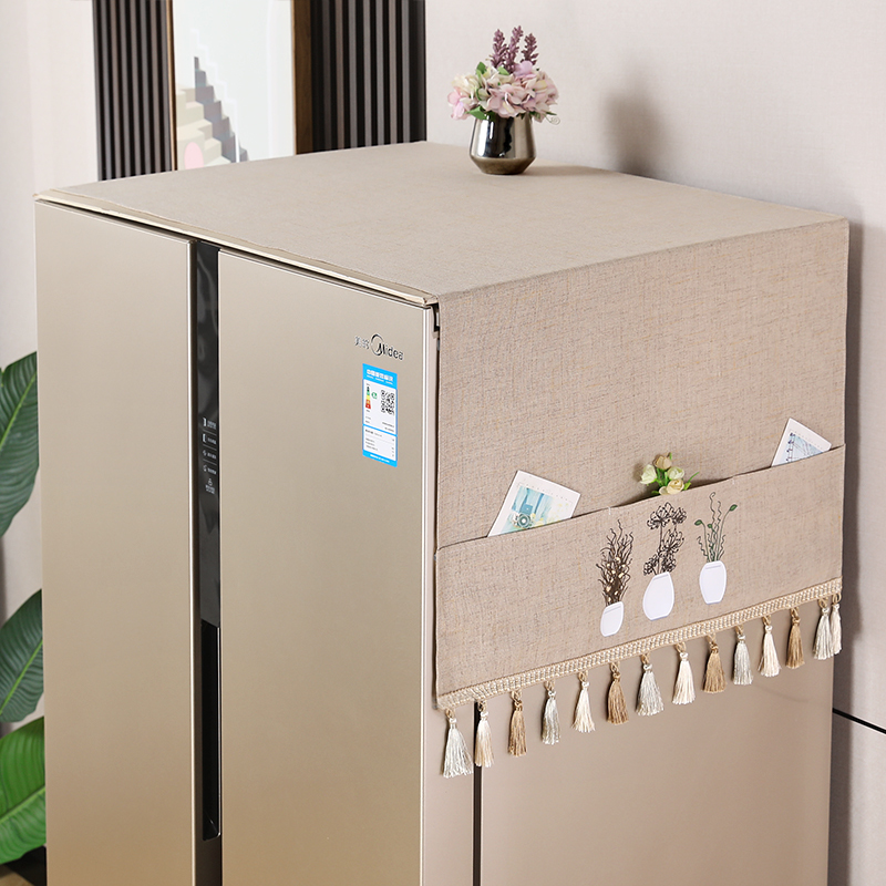 冰箱盖布遮盖冰箱防尘套