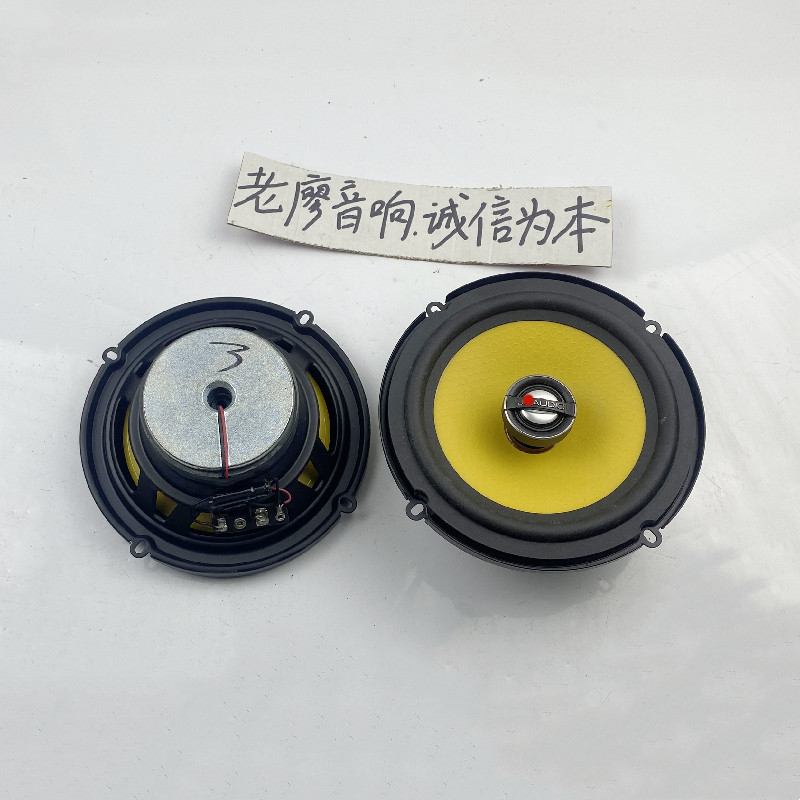 美国品牌库存6.5寸重中低音同轴全频二手喇叭进口车载音响喇叭