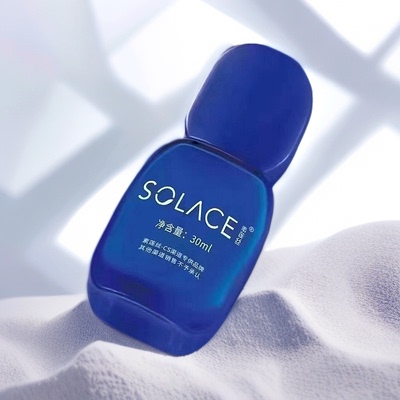 SOLACE素莲丝净肌舒安浓缩精华液舒缓维稳脆弱柔润蓝胖子正品30ml
