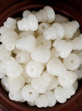 白玉果菩提根小葫芦DIY佛珠手链弟子珠佛头三通佛塔佛帽配件散珠