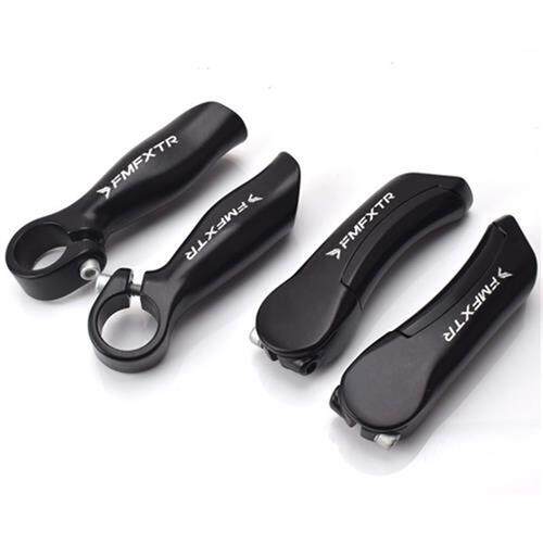 超轻山地自行车小付把牛羊角铝合金副把通用一体成型加长休息把手