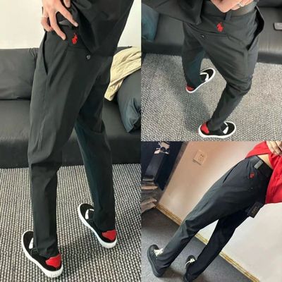 【纯原复刻】新款网红爆款小马刺绣西裤男夏季潮百搭直筒裤休闲裤