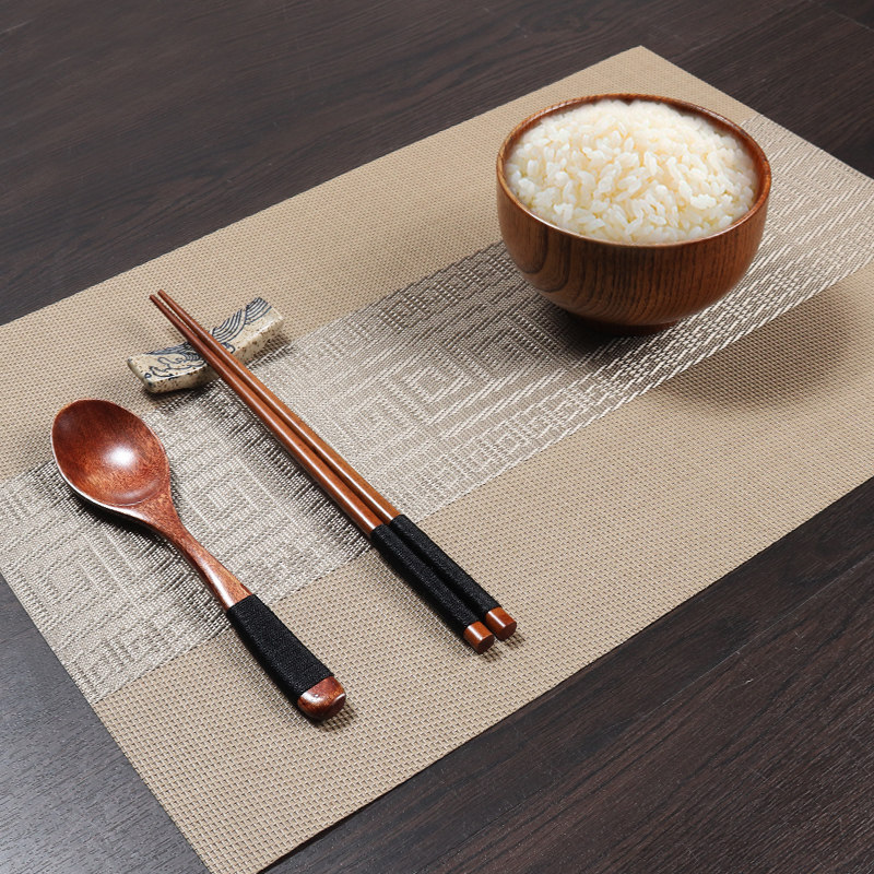 新中式餐垫隔热餐桌垫子防烫高级感家用桌面菜餐盘子垫碗垫西餐垫