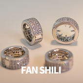 虞书欣同款 发扣女金属银色发夹侧边夹圆形个性 编发刘海夹发卡头饰