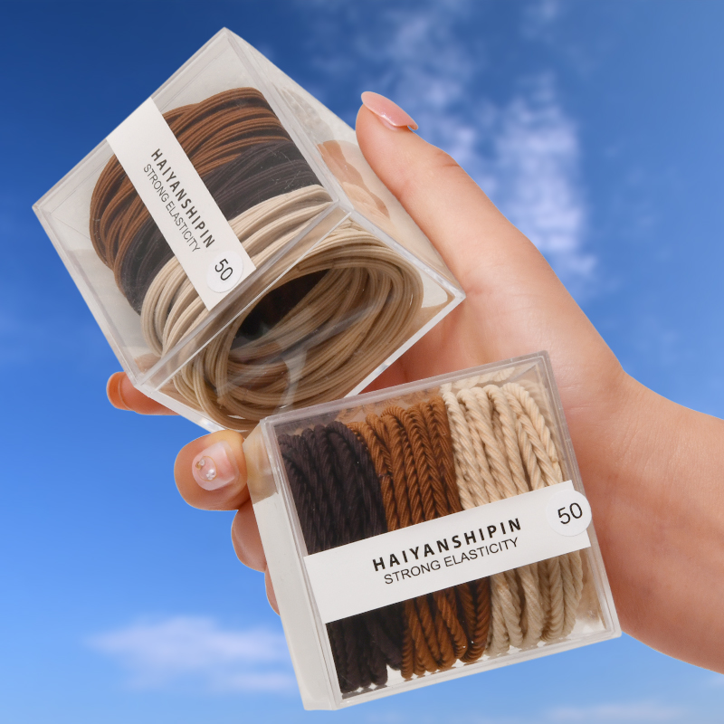 头绳韩国新款黑色橡皮筋扎马尾