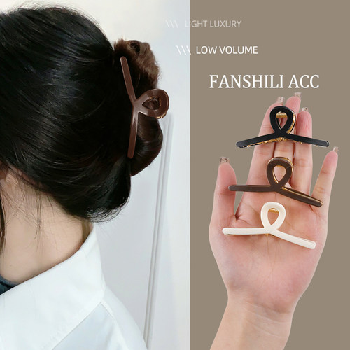 抓夹女中号适合头发量少的发夹