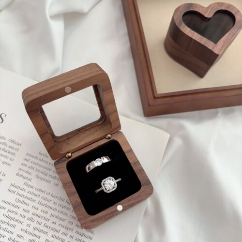 仿真钻戒对戒方形钻活口可调节婚礼仪式用戒指求婚道具一对