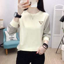 秋季薄款圆领女士卫衣2025年新款春秋宽松时尚套头长袖上衣外套女