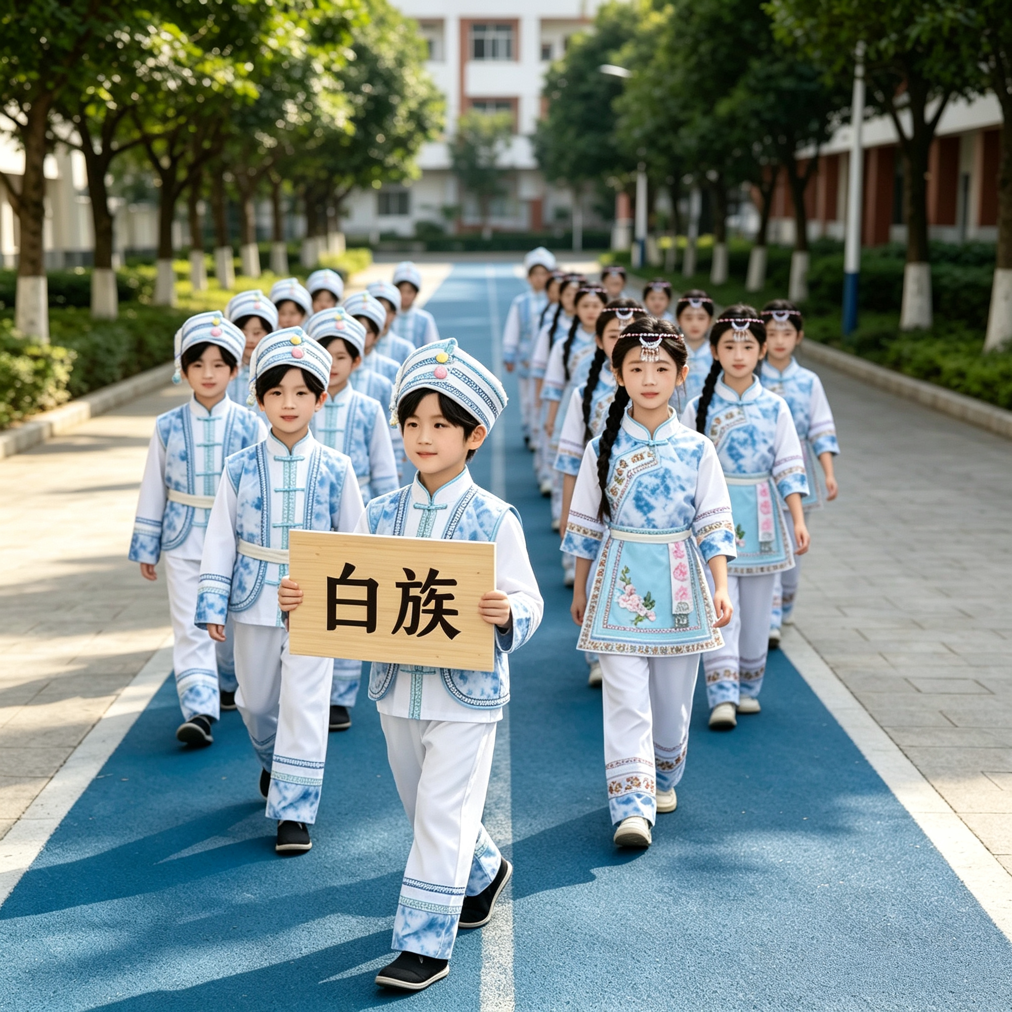 云南少数民族服装大理白族服饰白族女舞蹈服装儿童演出服舞台服装