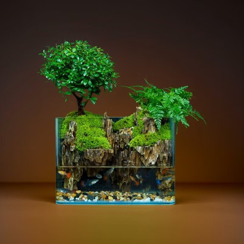 【無也秘境】思衡-微景观绿植盆栽中式桌面尺寸真绿植