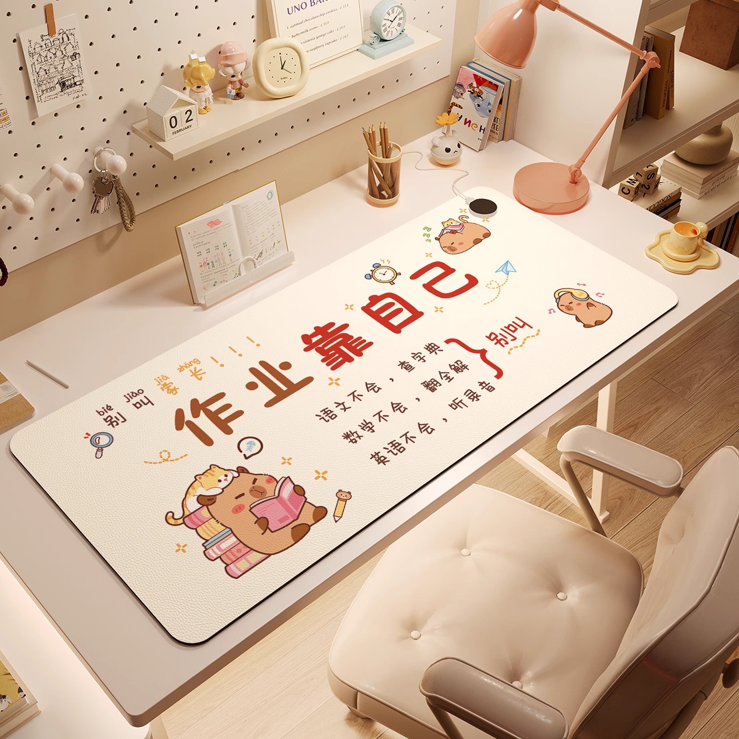 加热桌垫冬天儿童学习超大发热