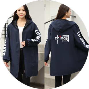 加绒罩衣女小个子防水防油围裙冬季新款干活外穿的防脏长袖工作服
