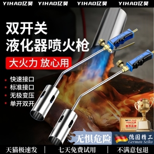 德国精工液化气喷火枪手持烧肉喷枪家用高温猛火烧猪毛煤气罐喷灯