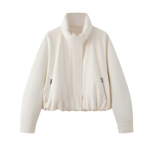 Ariose艾诺丝雅诗2026冬季新款宽松立领短款羽绒服外套女BR004217