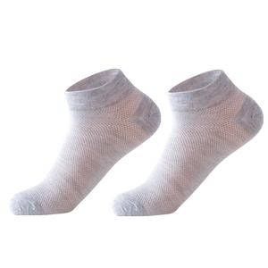 测试请不要拍男士袜子秋季薄款网眼透气短袜纯棉防臭吸汗纯色