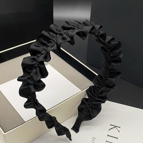 褶皱布艺森系洗脸简约甜美风发箍