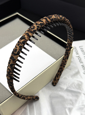 2026新款发箍女洗脸带齿防滑韩国高级感简约压发头箍气质发卡发饰