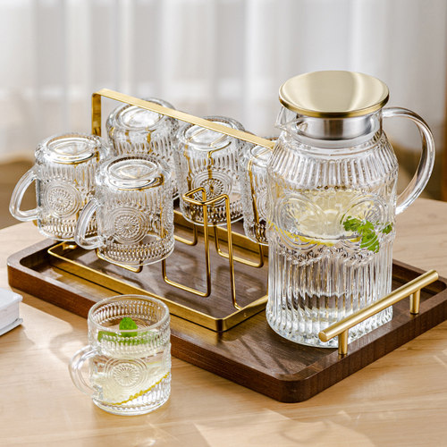 梧村耐高温家用玻璃花茶壶