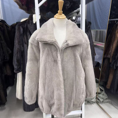 新款进口貂皮外套男装整貂大衣水貂皮草真貂冬季