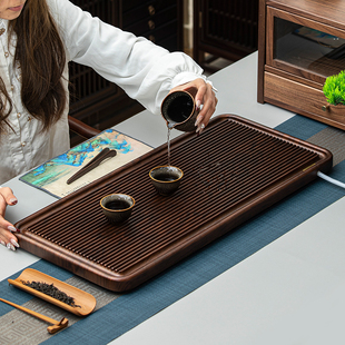 实木高端茶盘茶海办公室茶台2025新款电木茶台小型家用排水式轻奢