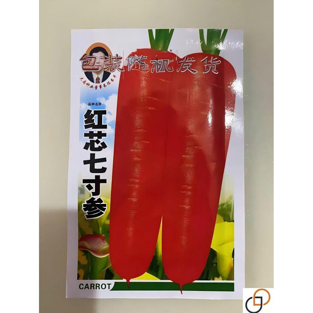 红芯七寸参胡萝卜种子脆甜秋季四季水果萝卜籽农家菜园蔬菜种孑