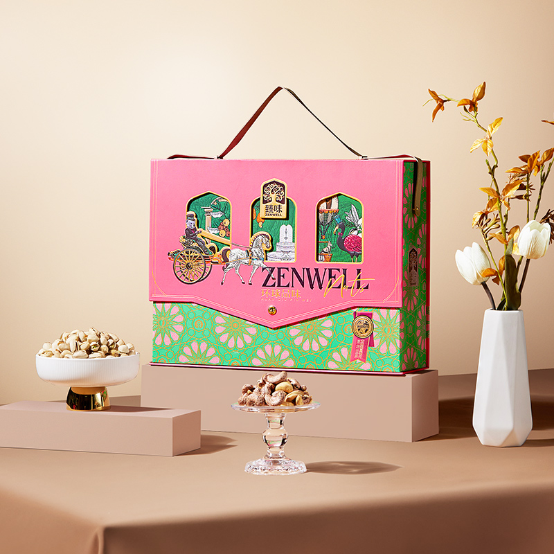 臻味坚果礼盒环球品味干果炒货零食大礼包春节年货节日礼品送长辈