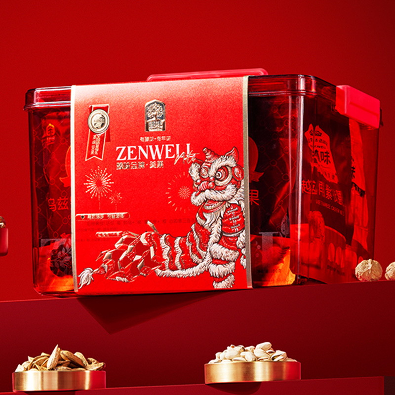 臻味坚果礼盒美果干果零食礼包春节新年送长辈礼品团购过年送人