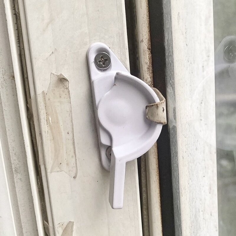 搭扣落地锁扣窗栓推拉窗钩锁勾扣阳台月牙锁铝合金塑钢移门窗户