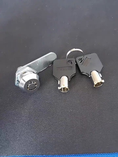 保管箱应急锁密码柜端面弹子锁头筒子锁铜芯具锁保险柜锁梅花锁芯