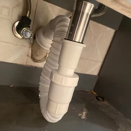 洗脸盆防臭下水管下水器洗手池台盆器面盆软管排水配件漏水塞管子
