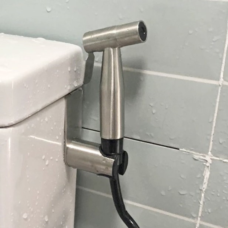 马桶伴侣浴室卫生间增压水枪套装厕所高压304不锈钢冲洗水龙头