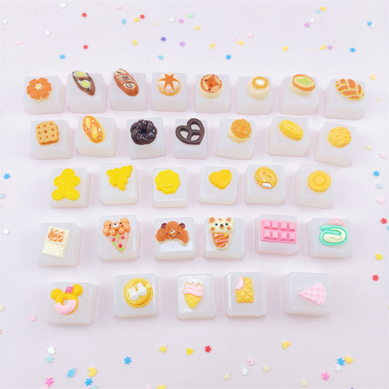 小鼻嘎食玩面包蛋糕硅胶模具迷你