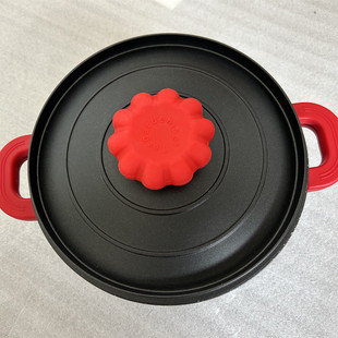 硅胶防烫锅盖帽子套耐高温保护套护手套炖炒锅铁盖锅顶把手隔热套