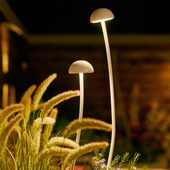 户外防水草坪灯仿真蘑菇灯别墅院子灯花园景观装 饰路灯室外过道灯
