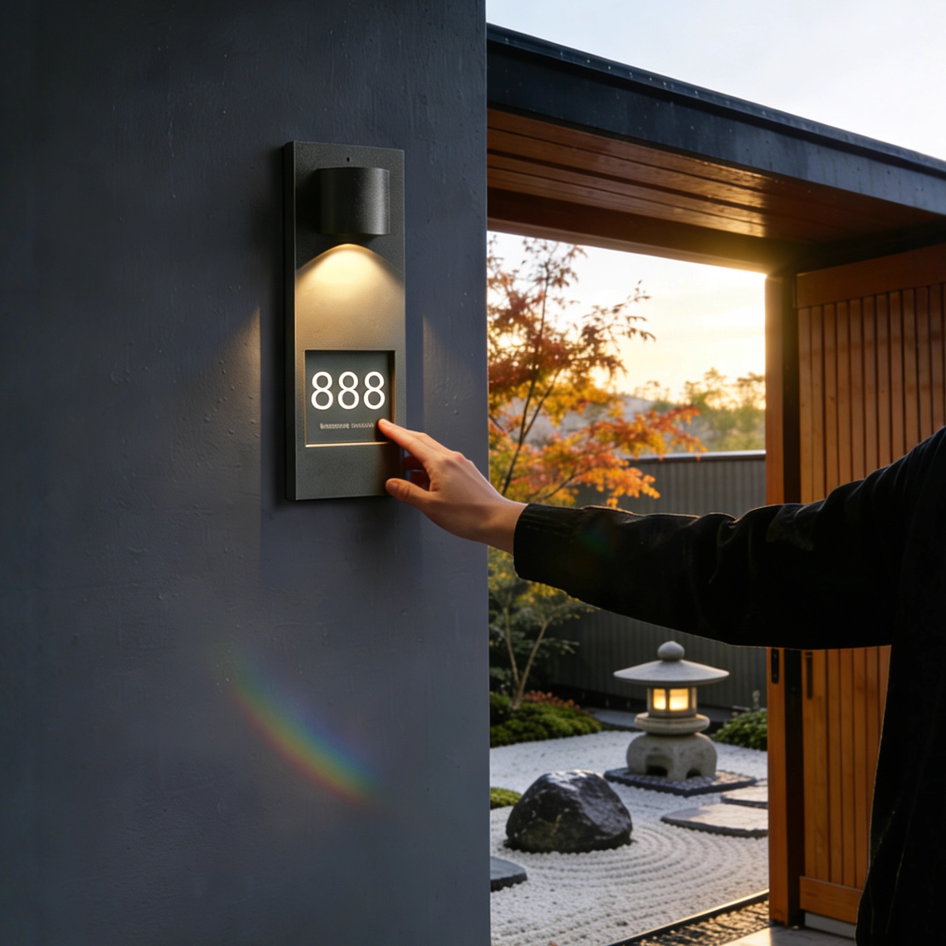 高碧格格定制户外防水感应门牌灯