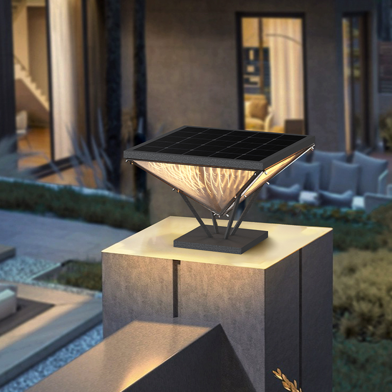 户外柱头灯庭院灯防水门柱灯太阳能墙头灯别墅花园围墙景观柱子灯