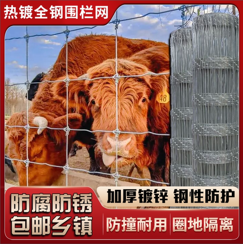钢丝网围栏牛栏网果园网抗撞镀锌