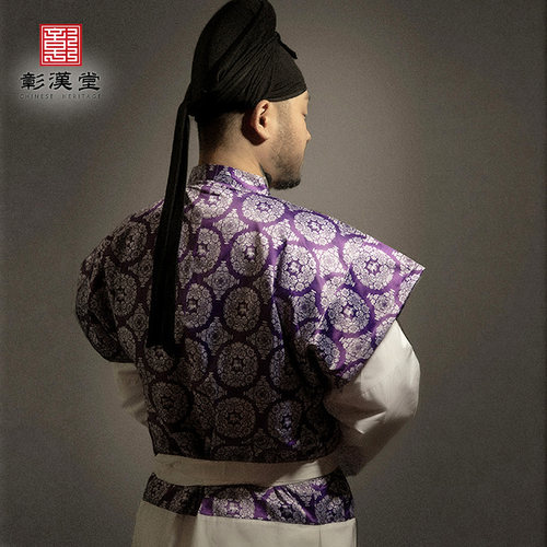 复原款唐制汉服圆领袍彰汉堂男装