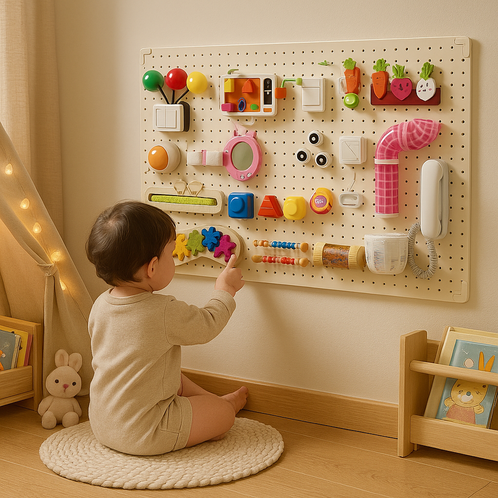 硬控宝宝神器~早教忙碌板洞洞板