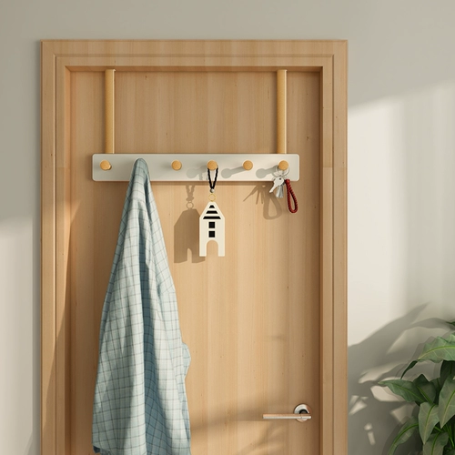 Крюк крюк дверь спальни висят дверь спальни, подвесная сумка для хранения, без удара в спальню, крюк, дверь крючков за полкой