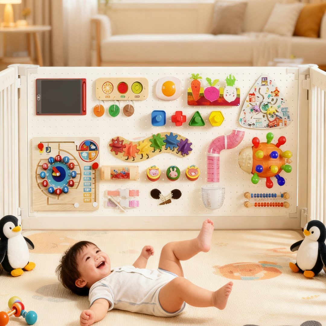 带娃好帮手DIY忙碌板硬控宝宝