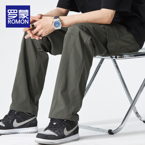 罗蒙秋季休闲裤男2025新款
